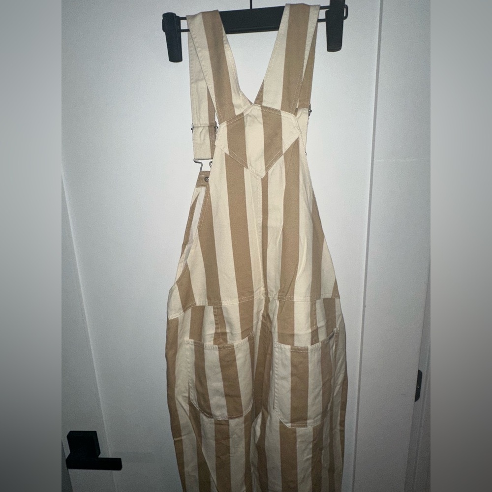 Brixton Striped Overalls - Picture 4 of 8